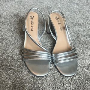 Silver heels